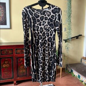 Velvet by Graham & Spencer Animal Print Jersey Dress